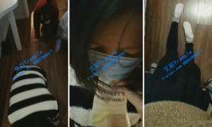 【校园女M系列】双M吃袜子帆布鞋遛狗-97LZTD-35350