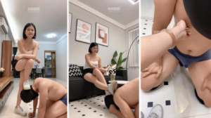 【甜味药丸】压力手脚耳光暴打除臭狗-97LZTD-35442