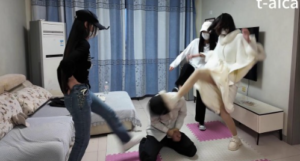 『chnnsct1818』脚力测试后持续暴击头部，筷子残忍踩手-97LZTD-35605